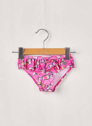 Bas de maillot de bain sérigraphie rose CATIMINI fille