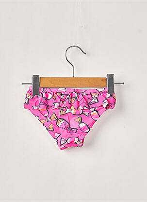 Bas de maillot de bain sérigraphie rose CATIMINI fille