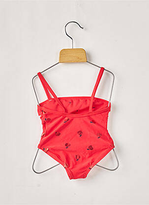 Maillot de bain 1 pièce sérigraphie rouge CATIMINI fille