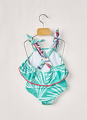Maillot de bain 1 pièce sérigraphie vert CATIMINI fille