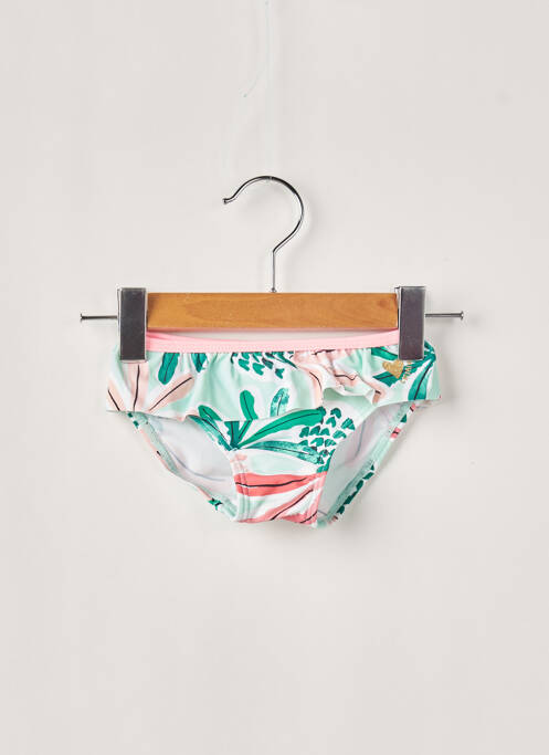 Bas de maillot de bain effet matière satinée vert CATIMINI fille