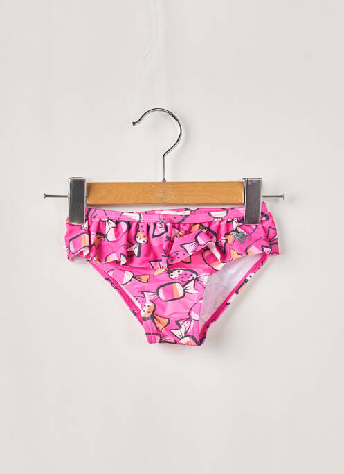 Bas de maillot de bain sérigraphie rose CATIMINI fille