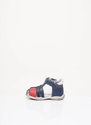 Sandales/nu pieds empiècements talon bas bleu CATIMINI garçon