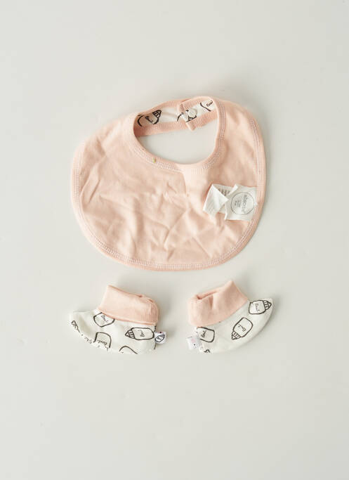 Bavoir rose ABSORBA pour fille
