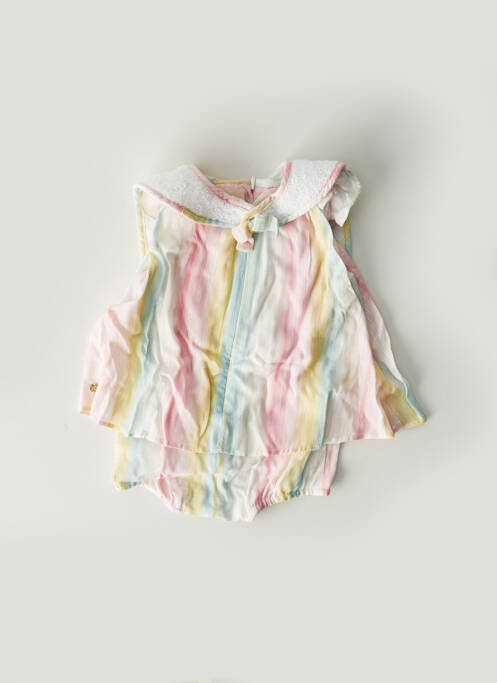 Bavoir blanc LILI GAUFRETTE pour fille