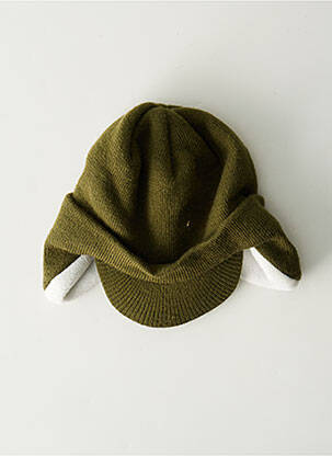 Bonnet doublure vert 3 POMMES garçon