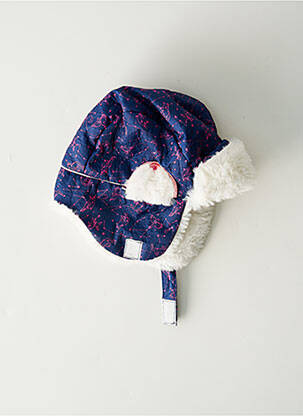 Bonnet imprimé fantaisie bleu 3 POMMES garçon