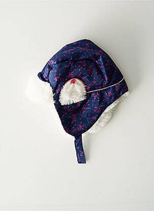 Bonnet imprimé fantaisie bleu 3 POMMES garçon