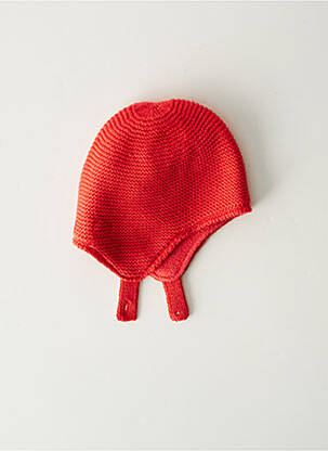 Bonnet broderie motifs brodés rouge CATIMINI fille