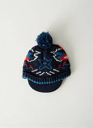 Bonnet empiècements bleu CATIMIM garcon