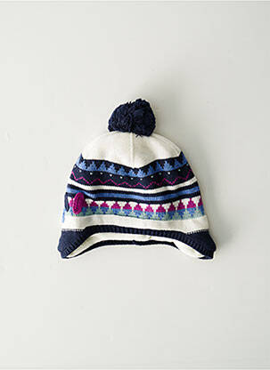 Bonnet imprimé fantaisie blanc CATIMINI garçon