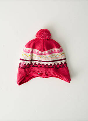 Bonnet maille fine rose CATIMINI fille