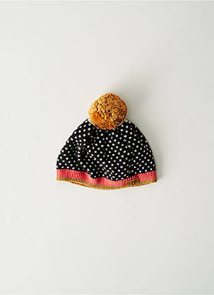 Bonnet maille fine noir CATIMINI fille