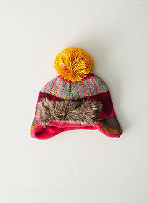 Bonnet empiècements rose CATIMINI fille