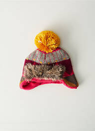 Bonnet empiècements rose CATIMINI fille