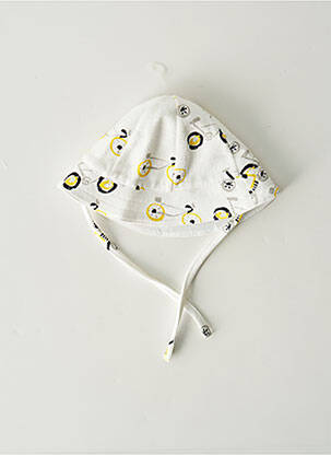 Chapeau imprimé fantaisie blanc CATIMINI enfant