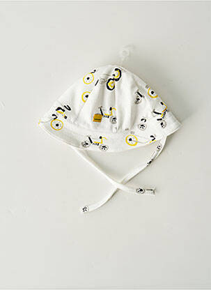 Chapeau imprimé fantaisie blanc CATIMINI enfant