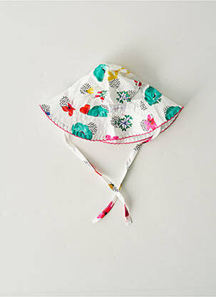 Chapeau imprimé fleurs rose CATIMINI fille