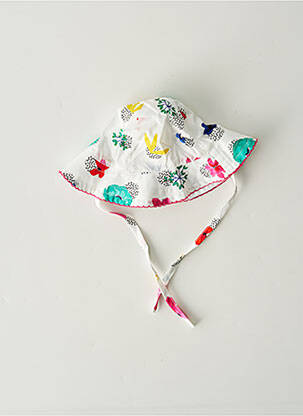 Chapeau imprimé fleurs rose CATIMINI fille