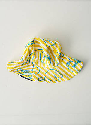 Chapeau imprimé fleurs jaune CATIMINI fille