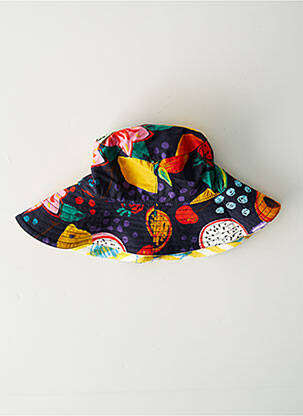 Chapeau imprimé fleurs jaune CATIMINI fille