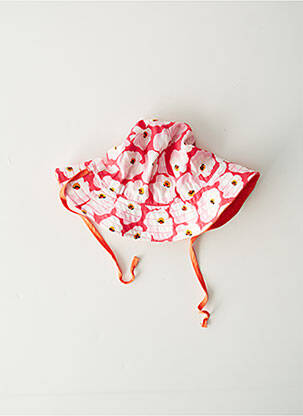 Chapeau imprimé fleurs orange CATIMINI fille