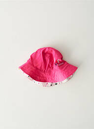 Chapeau tissage popeline rose CATIMINI fille