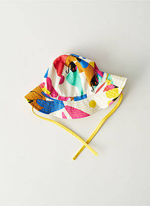 Chapeau imprimé fleurs rouge CATIMINI fille