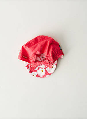 Casquette tissage popeline rouge CATIMINI fille
