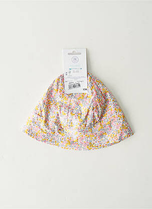 Chapeau imprimé fleurs rose ABSORBA fille
