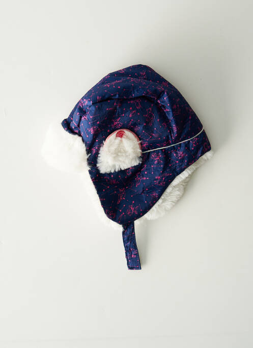 Bonnet imprimé fantaisie bleu 3 POMMES garcon