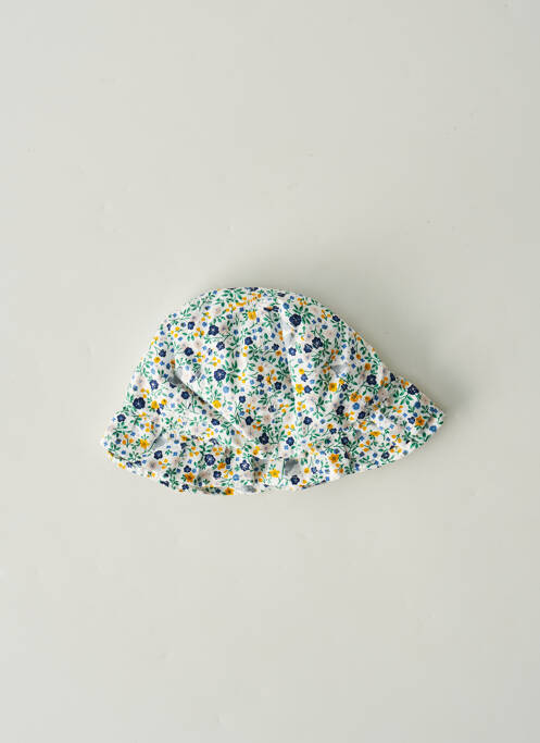 Chapeau imprimé fleurs blanc ABSORBA fille