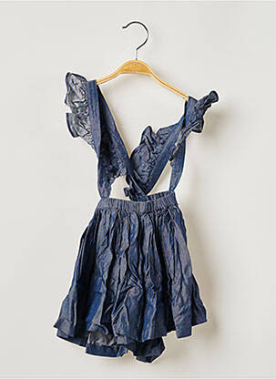 Jupe mi-longue taille normale bleu CATIMINI fille