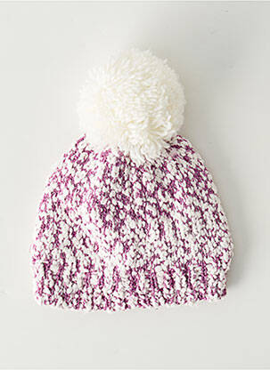 Bonnet finition bords-côtes rose CHIPIE fille
