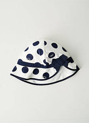 Chapeau tissage popeline bleu LILI GAUFRETTE fille