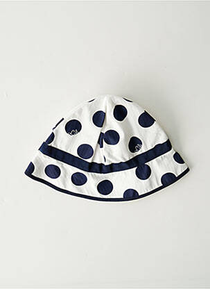 Chapeau tissage popeline bleu LILI GAUFRETTE fille