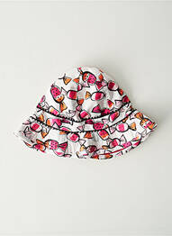 Chapeau doublure rose CATIMINI fille