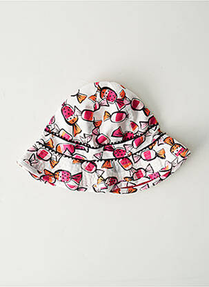 Chapeau doublure rose CATIMINI fille