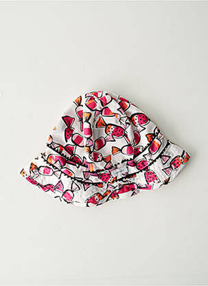 Chapeau doublure rose CATIMINI fille