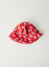 Chapeau tissage popeline rouge CHIPIE fille
