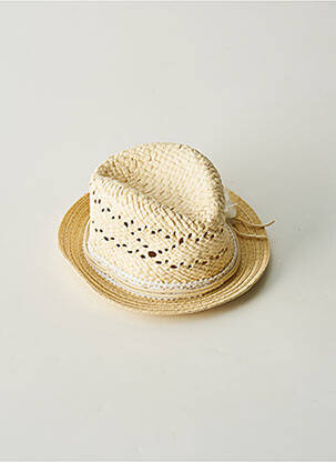 Chapeau forme chapeau paille beige 3 POMMES fille