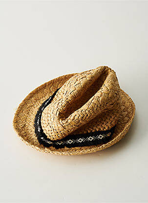 Chapeau forme chapeau paille noir CHIPIE fille
