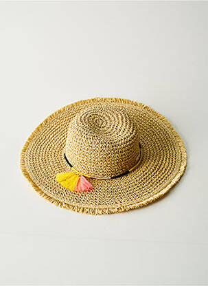Chapeau forme chapeau paille beige CATIMINI fille