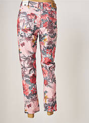 Pantalon slim rose KAROSTAR pour femme seconde vue