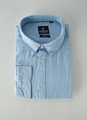 Chemise manches courtes bleu CAMBRIDGE pour homme seconde vue