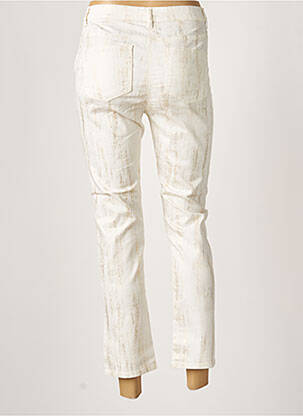 Pantalon 7/8 stretch taille normale beige JULIE GUERLANDE femme