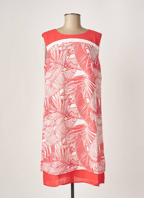 Robe courte sans manche sans manche rouge DIANE LAURY femme