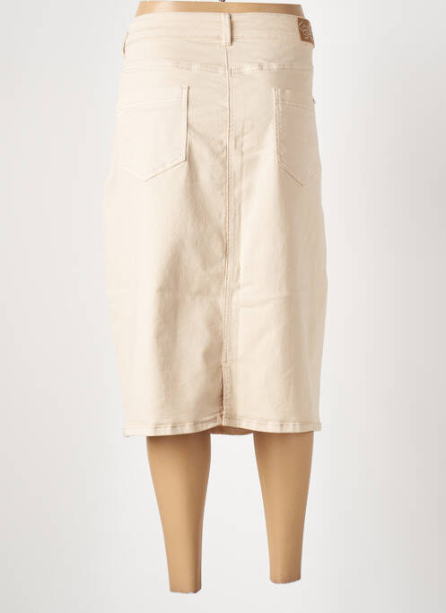 Jupe mi-longue beige DIANE LAURY pour femme
