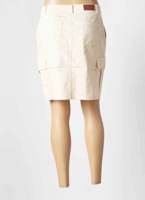 Jupe courte beige C'EST BEAU LA VIE pour femme