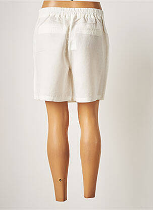 Jupe short poches blanc C'EST BEAU LA VIE femme